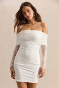 ECM_HR-CL137807110 - Incantelle - White Bardot-Neck Mini Dress 05.jpg