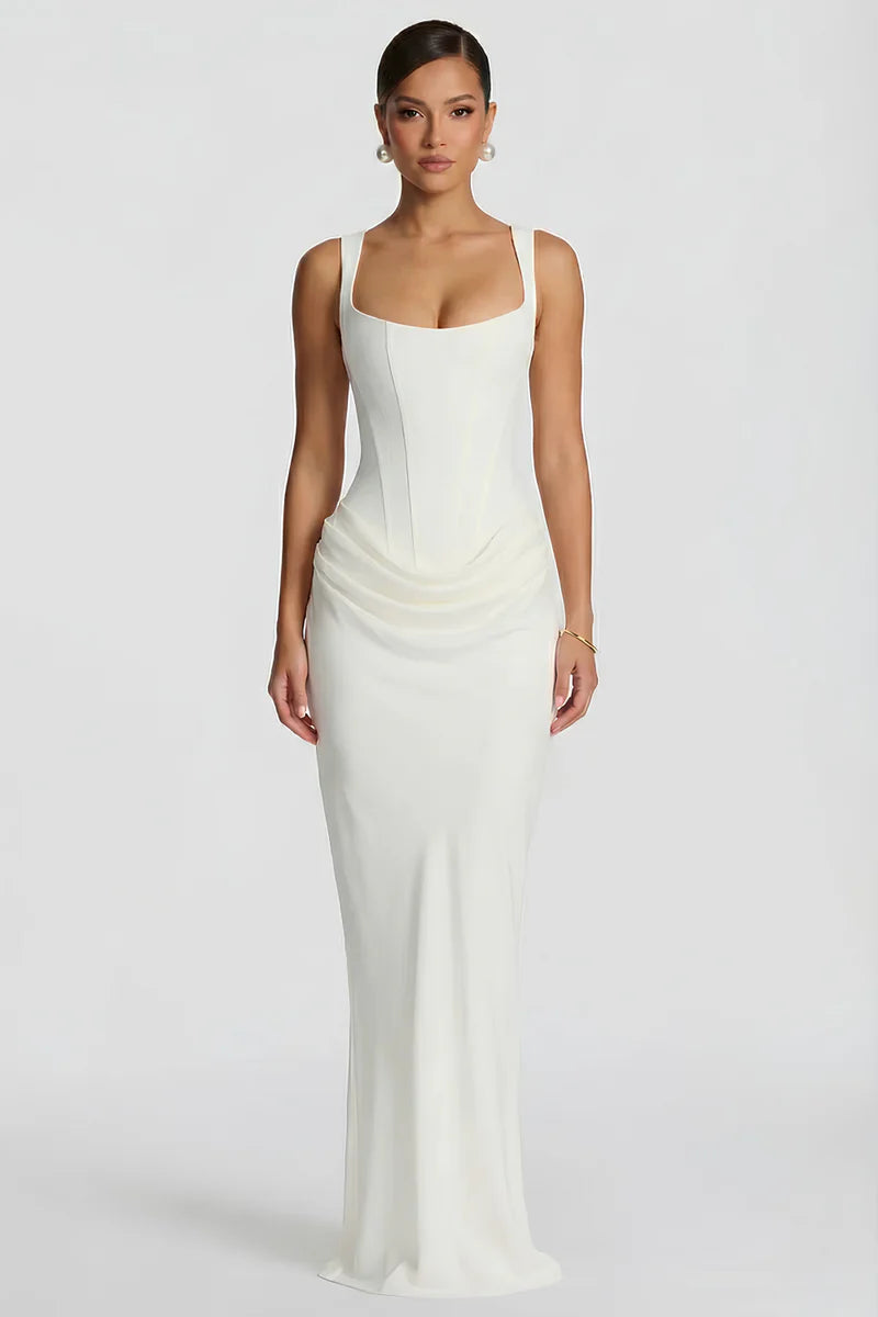 Adina Drapeli Maxi Elbise