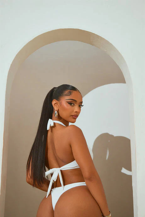 Normani Askılı Asimetrik Tek Parça Mayo