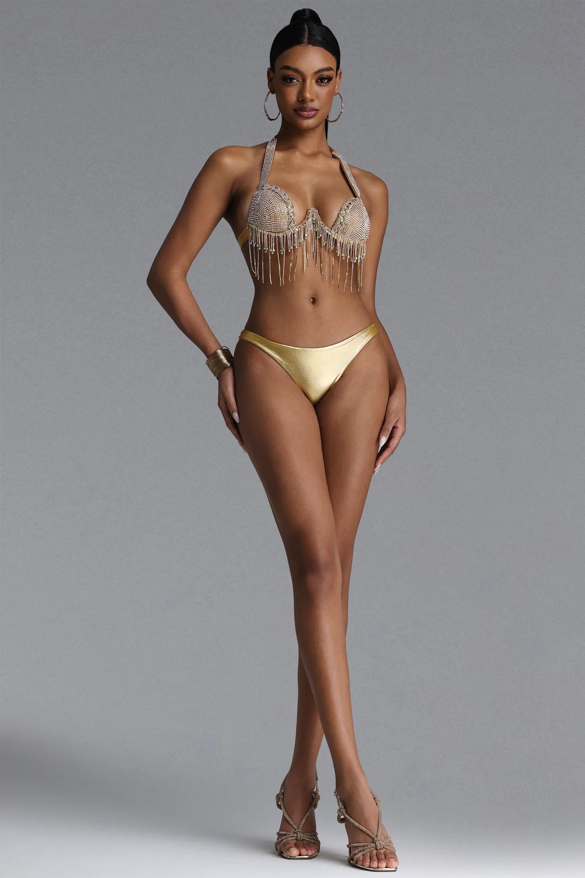 Esperia Nano Özel Taş İşlemeli Bikini