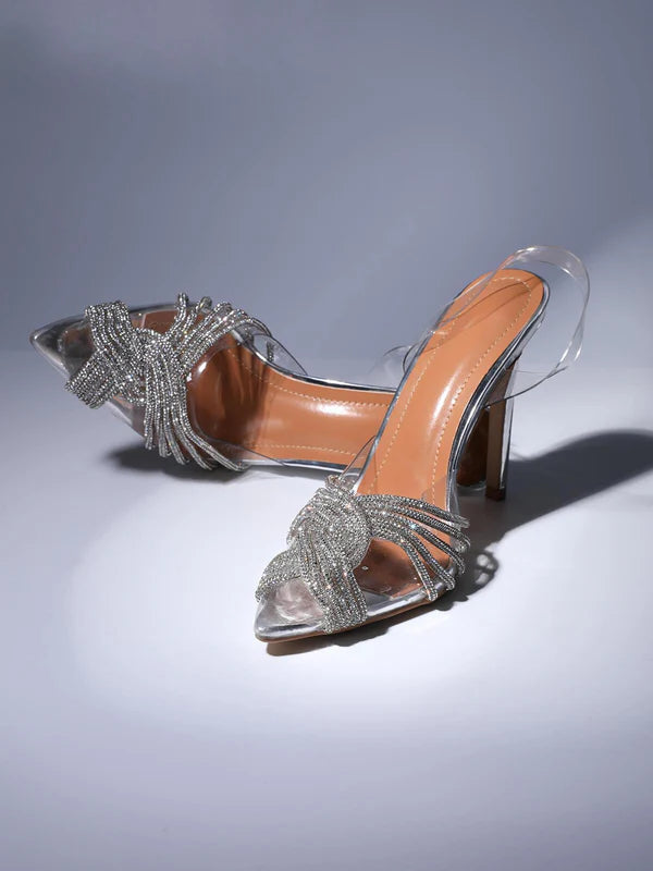 Lumi Kristal İşlemeli Sandalet