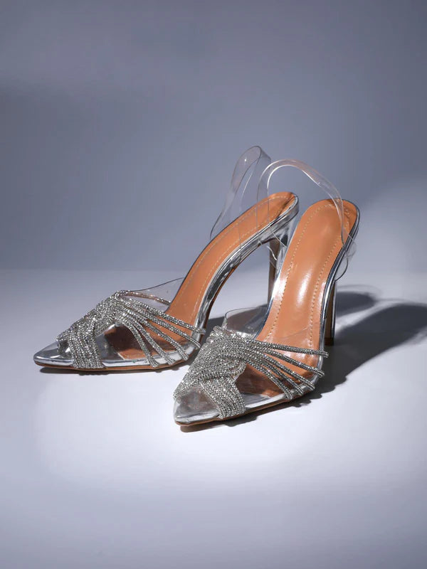 Lumi Kristal İşlemeli Sandalet