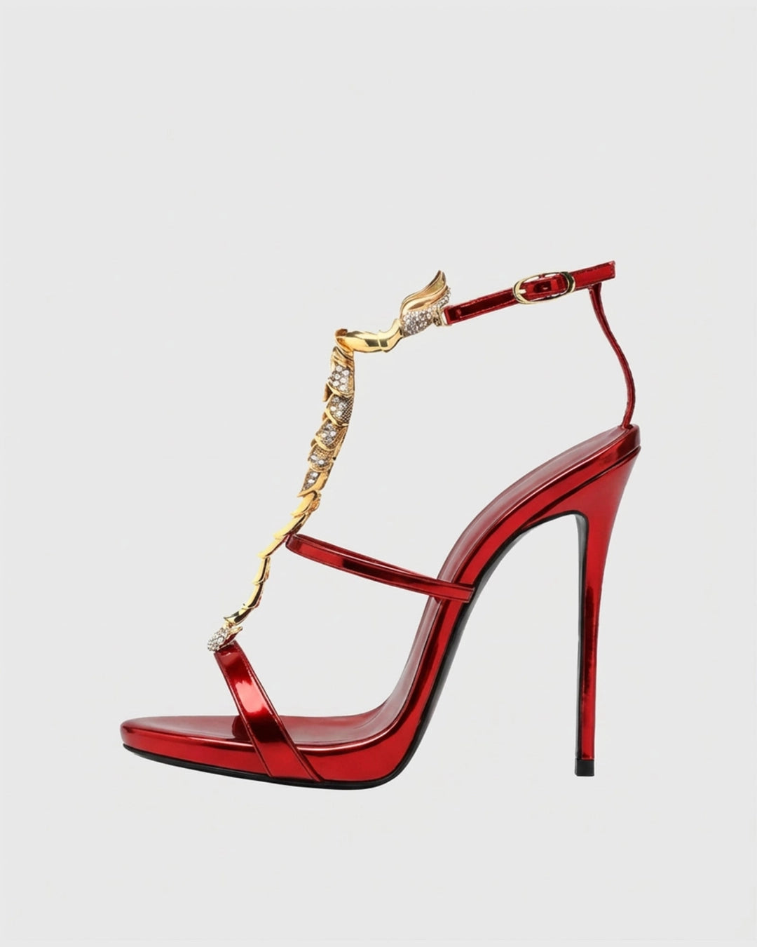 Pia Rhinestone Özel Taşlı Askılı Sandalet