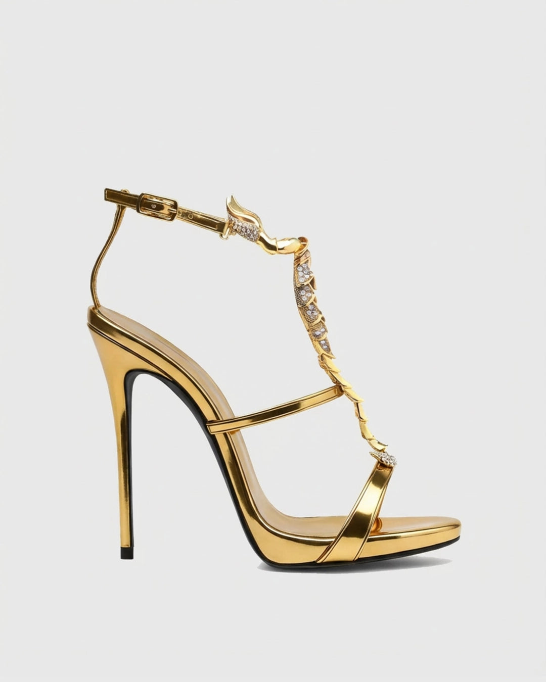 Pia Rhinestone Özel Taşlı Askılı Sandalet