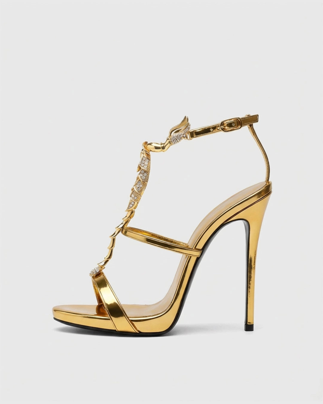 Pia Rhinestone Özel Taşlı Askılı Sandalet